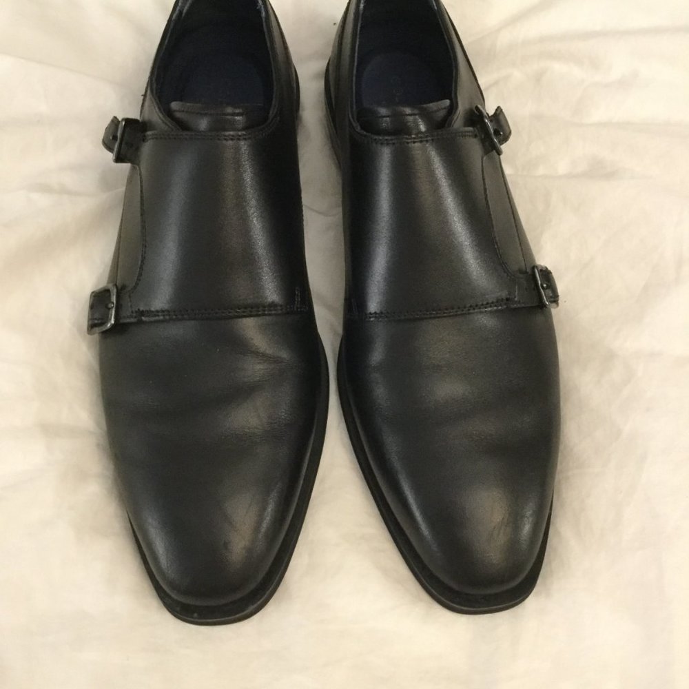 Cole Haan Double Monk Shoes Black size 11